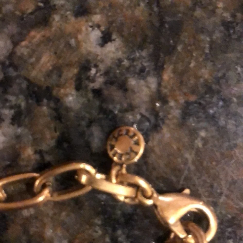 J Crew Statement Necklace Gold Tone